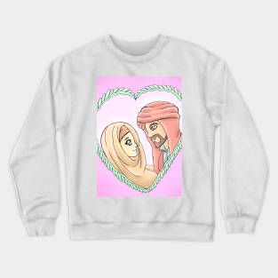 ALI AND FATIMAH LOVE Crewneck Sweatshirt